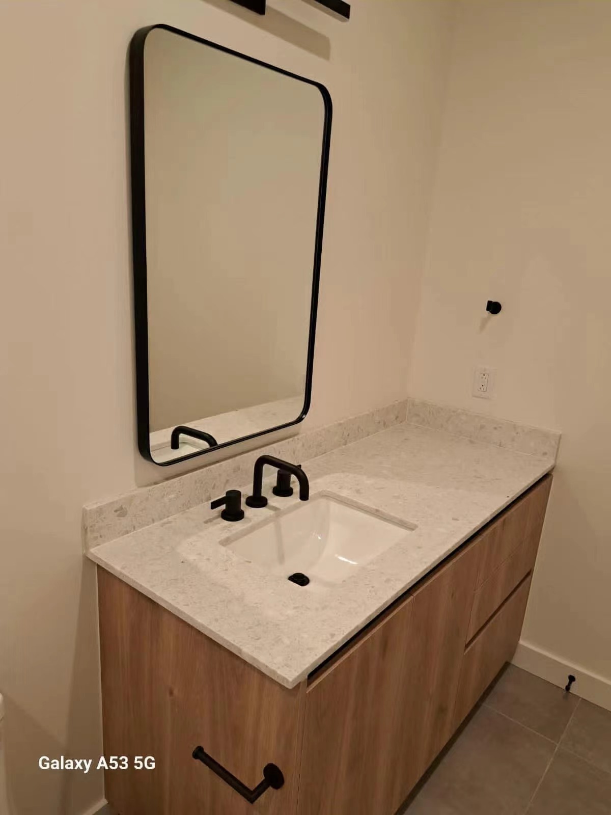 Artificial stone bathroom design
