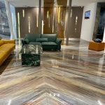 Exotic Aurora Blue Quartzite For Showroom Walls And Floors -