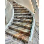 Exotic Aurora Blue Quartzite For Showroom Walls And Floors -