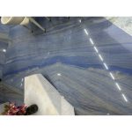 Blue Azul Macaubas Quartzite For Table Top -