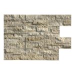 Beige Limestone Stacked Exterior Wall Stone Panel -