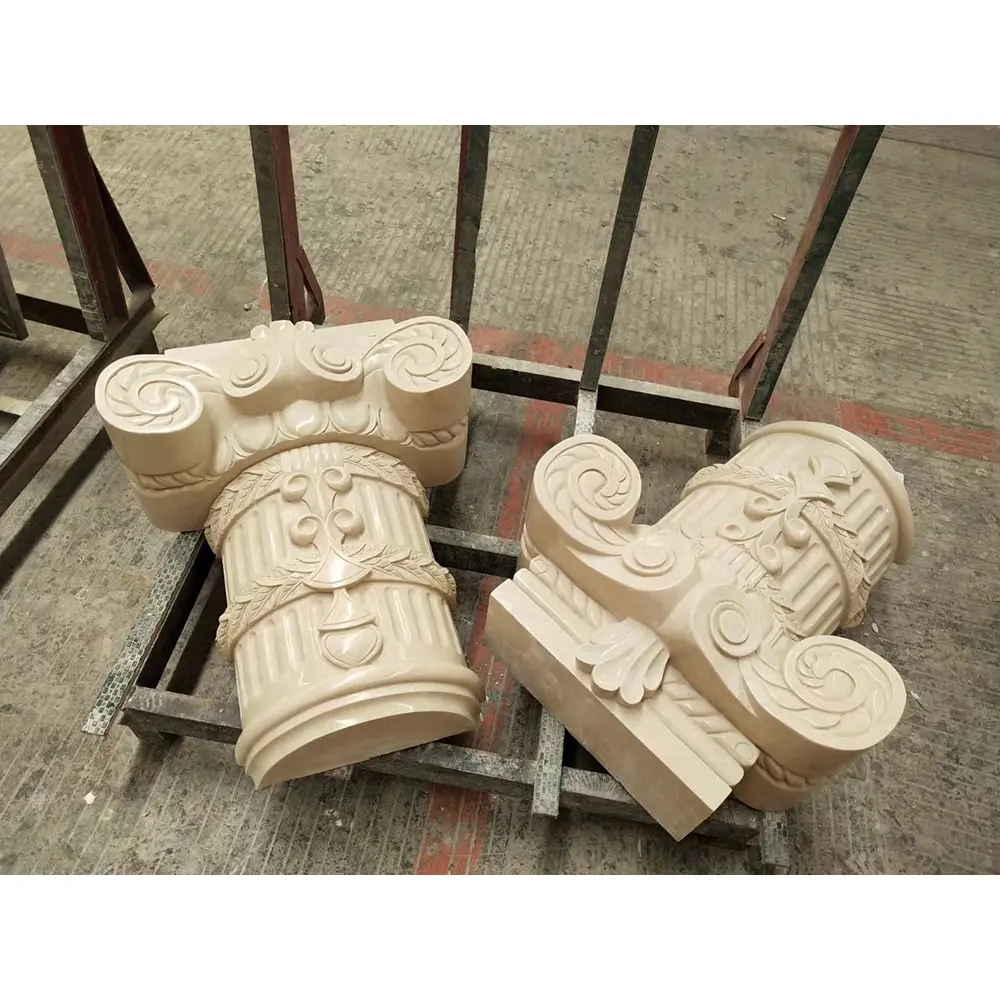 Beige Marble Stone Ornaments