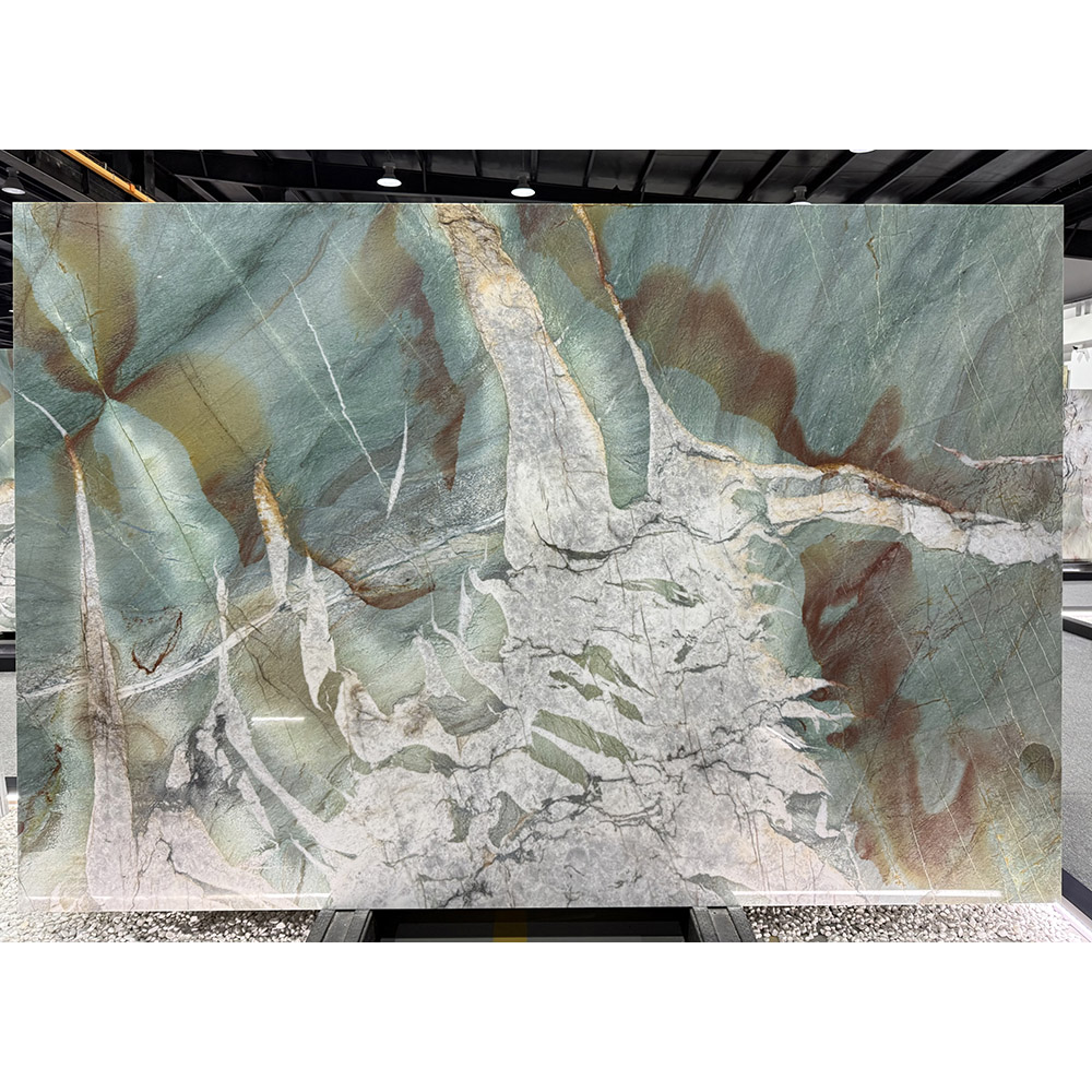 Blue Louise Quartzite Shower Wall