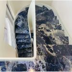 Sodalite Blue Marble Stone Living Room And Shower Room Wall Panels -