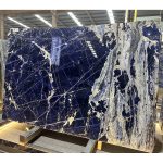 Sodalite Blue Marble Stone Living Room And Shower Room Wall Panels -