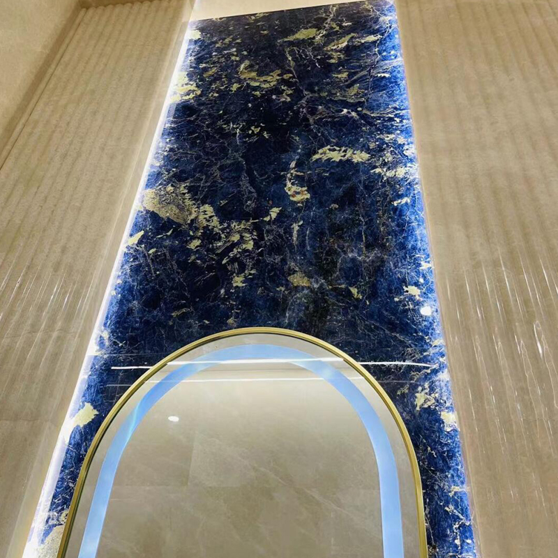 Bolivia Blue Marble Bathroom Sink2 Bolivia Blue Marble Bathroom Sink2