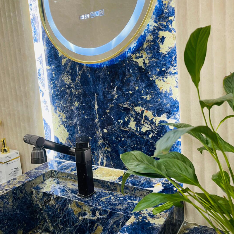Bolivia Blue Marble Bathroom Sink6 Bolivia Blue Marble Bathroom Sink6