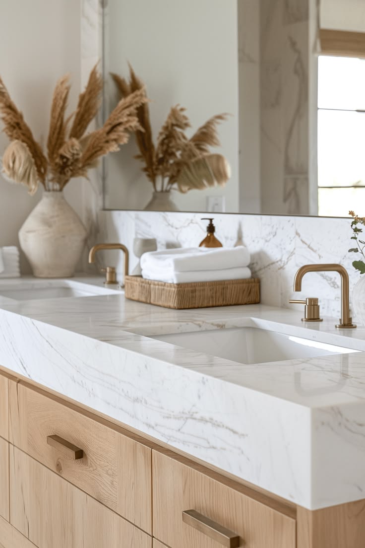 Carrara Quartz Bathroom Vanity Tops