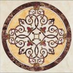 Circular Floor Marble Medallion -