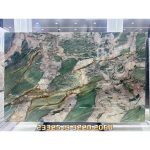 Fuchsite Crystal Quartzite Green Base With Translucent Crystal -