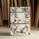 Calacatta Viola Marble Wall-Mounted Vanity Sink