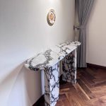 White Marble Console Table -