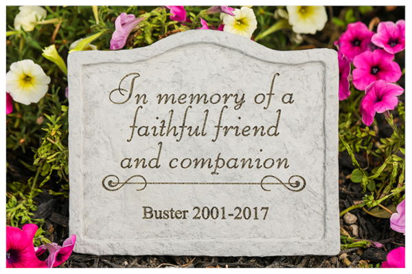 Artificial Stone Pet Headstone