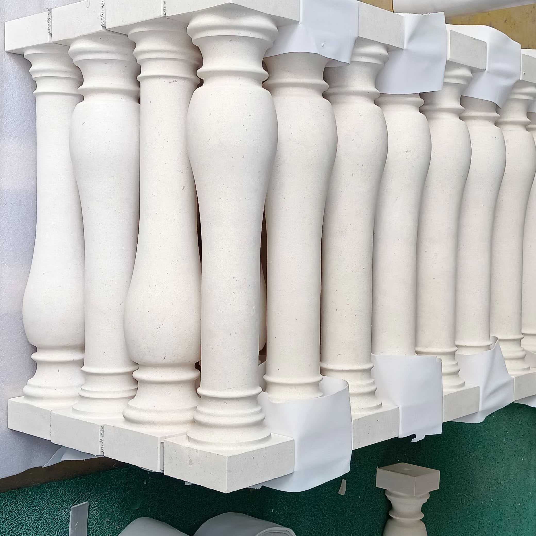 Beige Limestone Balustrades