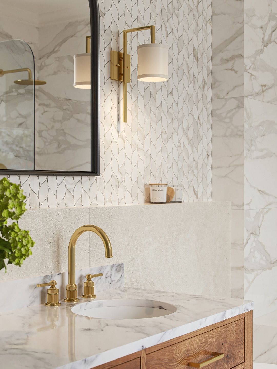 Marble Mosaic Tiles for Luxury Bathroom Marble Mosaic Tiles for Luxury Bathroom