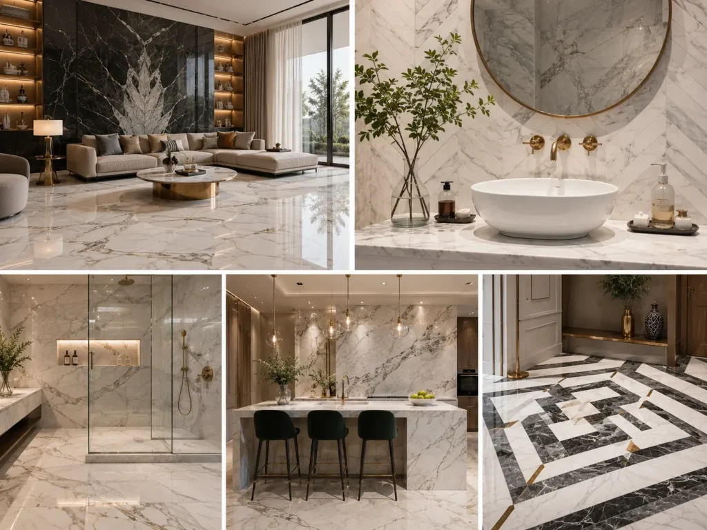 Marble Tiles for Applications