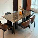 Metalicus Granite In Elegant Silver Veining And Warm Gold Accents -