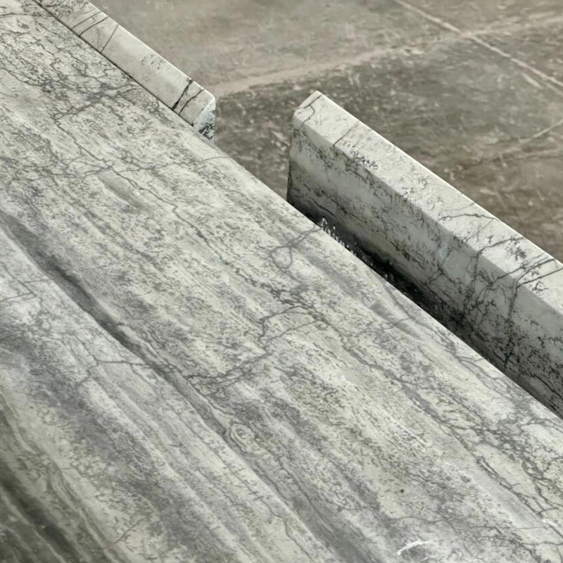 Modern Natural Green Marble Bathroom Vanity with Drawers2 서랍이 있는 현대적인 천연 녹색 대리석 욕실 세면대