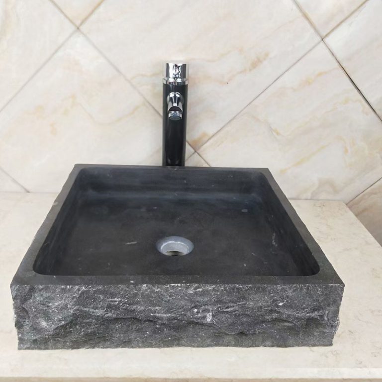 Natural Marble Square Stone Sink for Bathroom Vanity1