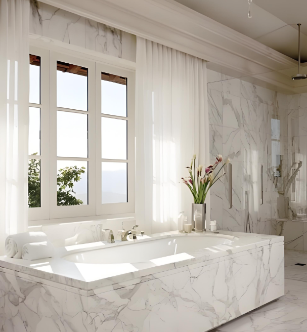 Natural stone bathtubs have become an indispensable element in modern SPA