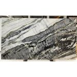 Chinese Northland Cedar Marble With Green Veins And White Canvas, Infinite Style -