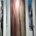 Red Flow Vein Marble Ultra Thin Stone Panel -