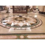 Round Floral Marble Medallion Floor Inlay | Factory Direct