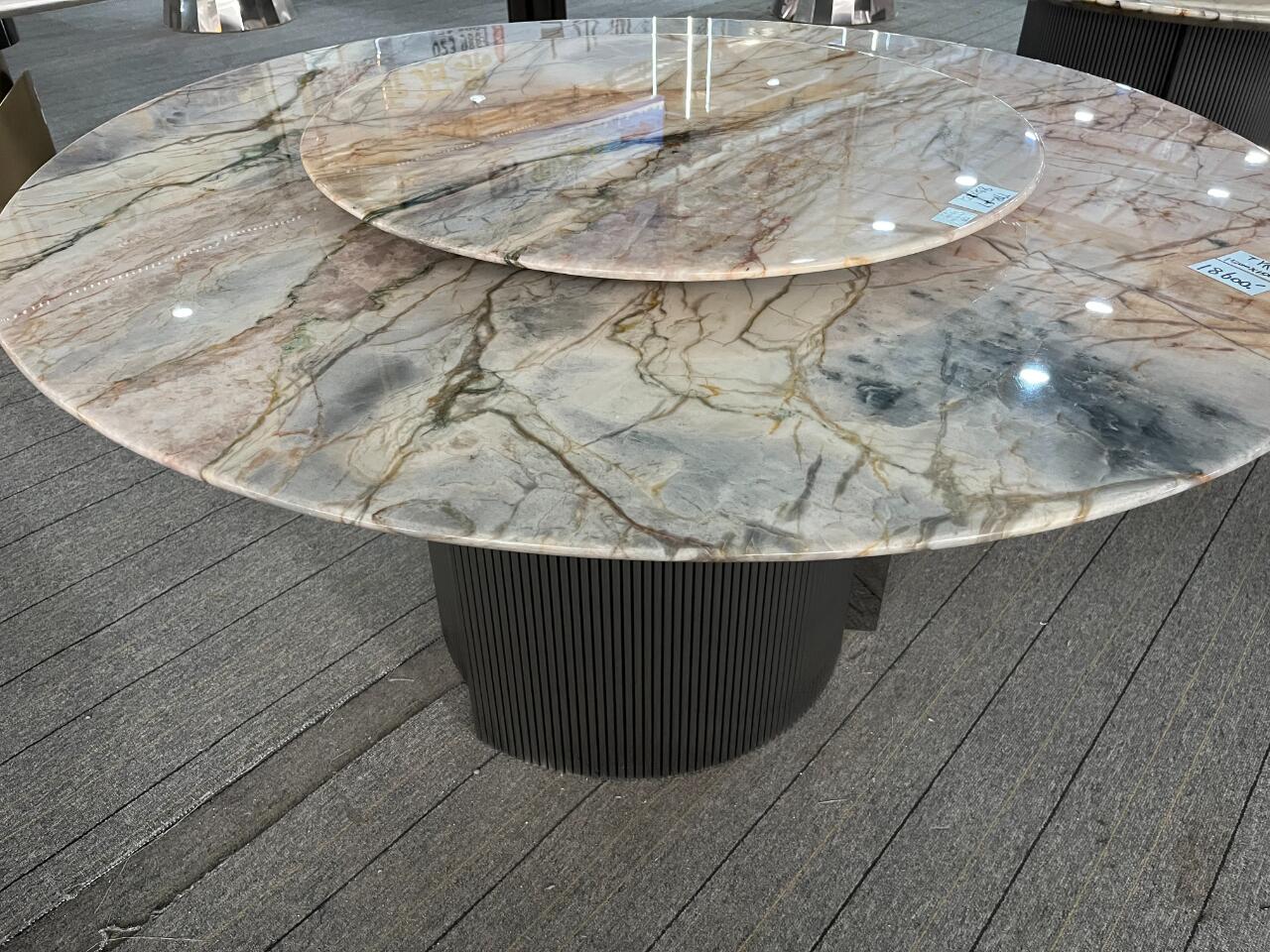 Tempest Blue Quartzite dining table