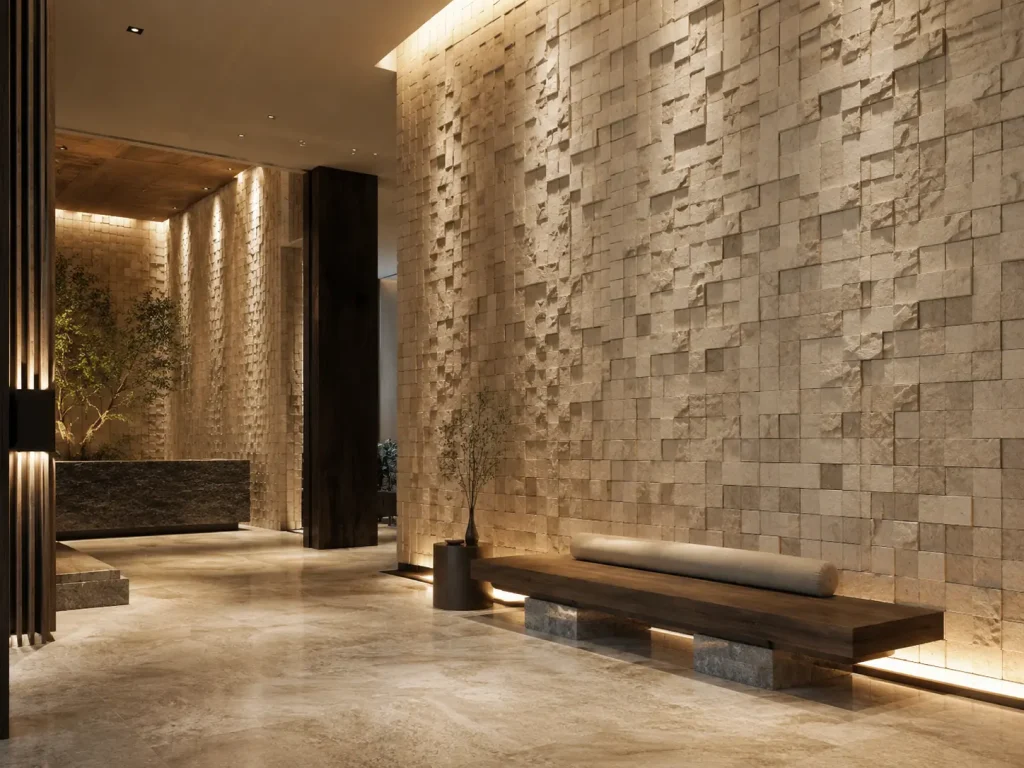 Texture Turns Mosaic Tiles Into Architecture Texture Turns Mosaic Tiles Into Architecture