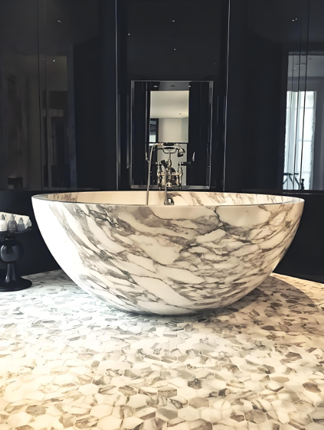 Advantages of natural stone bathtubs in different climates