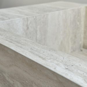 Travertine Rectangular Bathroom Sink