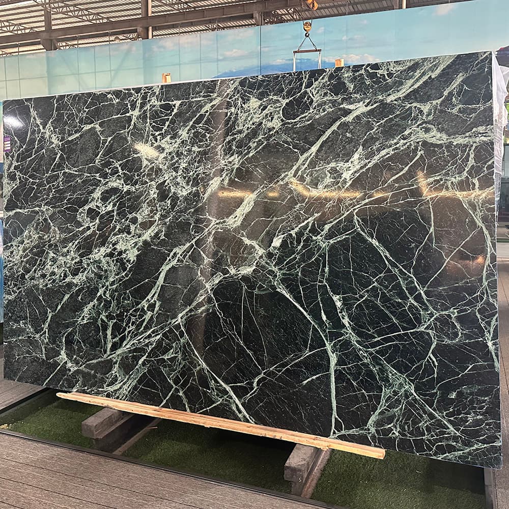 Verde Rameggiato Marble Slab