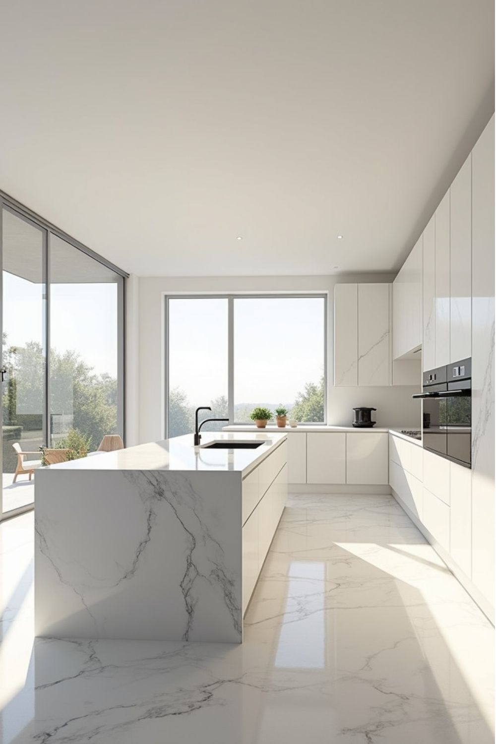 White Marble Countertop