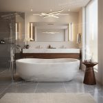 Royal White Marble Freestanding Bathtub – Hand-Carved Natural Stone