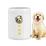 White Marble Stone Pet Urn for Ashes (Custom Engraved) | Caron Stone