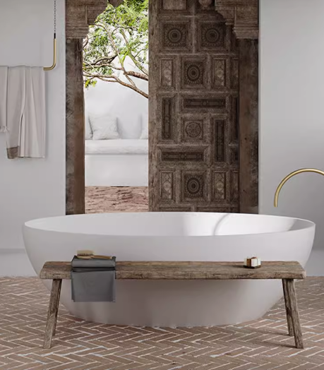 Scientific methods of caring for marble bathtubs