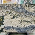 Azurite Granite Slabs | Exotic Blue & Gold Brazilian Stone | Caron Stone