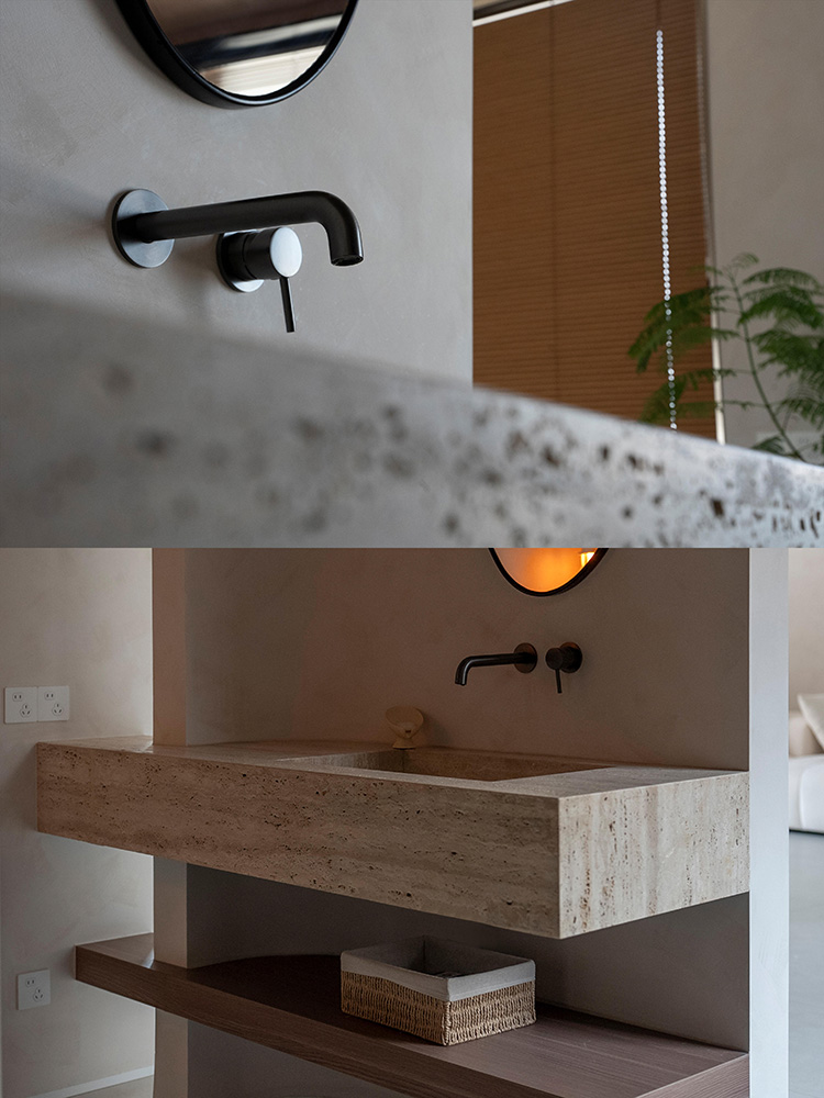 beige-travertine-floating-vanity-sink-custom