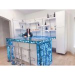 Semiprecious Translucent Blue Agate -