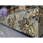 Commercial Space Translucent Granite Backlit Reception Countertop -