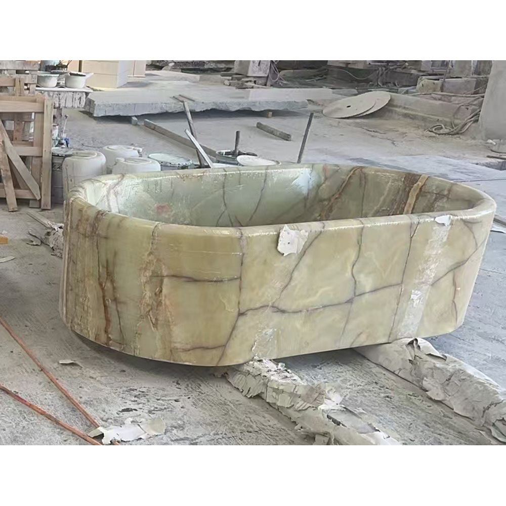 green onyx bathtub