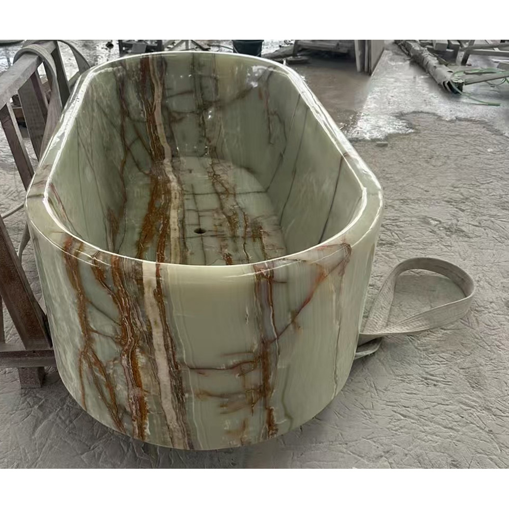 natural onyx bathtub supplier,