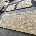 Tumbled Beige Limestone Wall Cladding – Split Face Finish