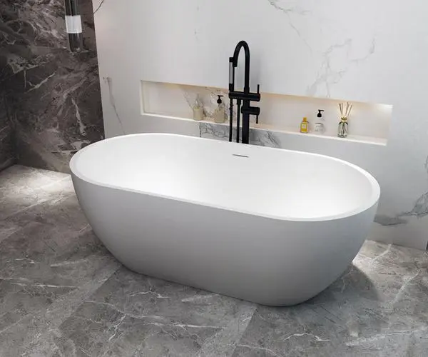 Easily seal the marble bathtub