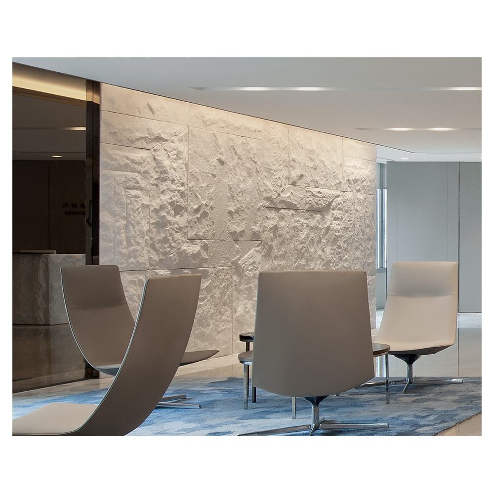 Natural limestone splited finished wall tile wall cladding panel stacked stone