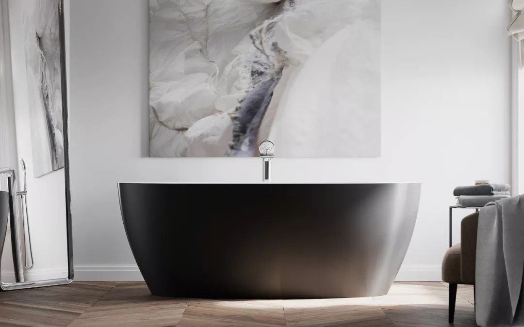 The perfect match between natural stone bathtub and decoration style