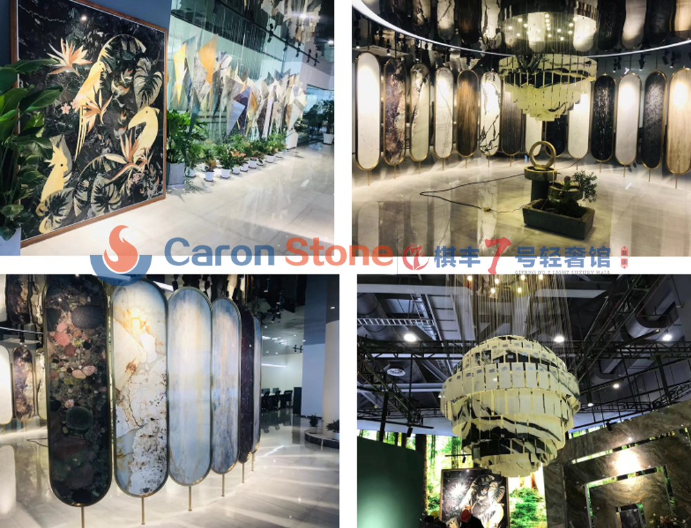 Translucent flexible thin stone panels veneer sheet marble